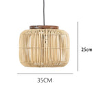 Vintage Bamboo Pendant Ceiling Light