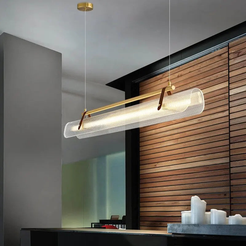 Minimalist Acrylic Glass Pendant Light for Dining