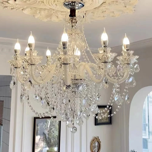 Crystal Chandelier Modern Minimalist Dining Room Lamp