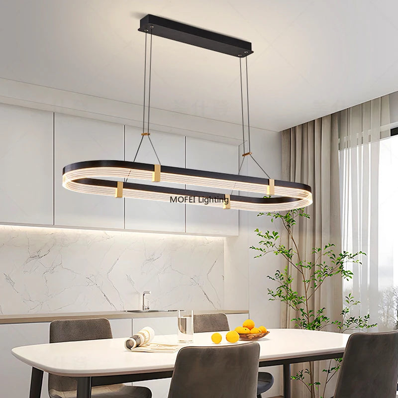 Nordic LED Pendant Light - Minimalist Dining Room Hanging Lamp