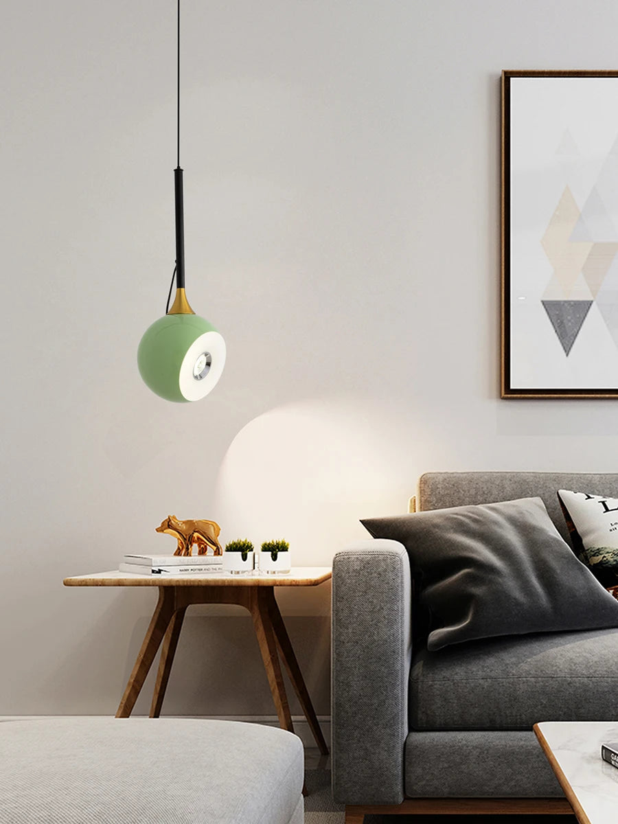 Nordic Ceramic Pendant Light Adjustable Hanging Lamp