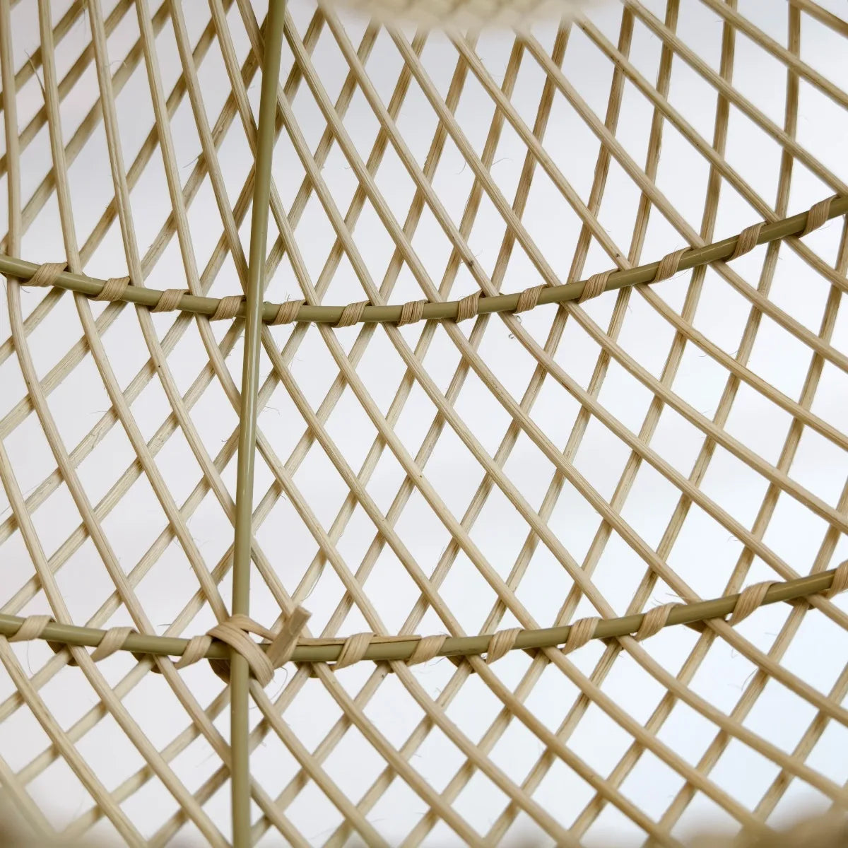 Bohemian Bamboo Rattan Pendant Light for Dining