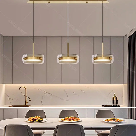 Nordic Glass Pendant Light for Dining Room