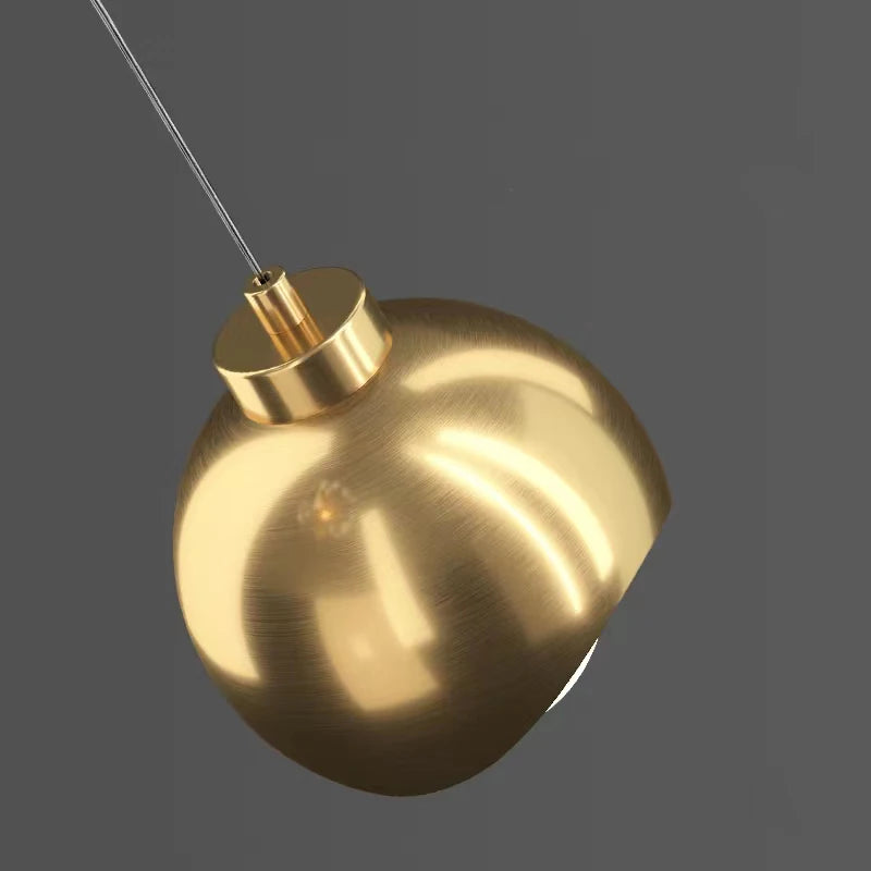 Nordic Minimalist Crystal Glass Pendant Light Bedroom