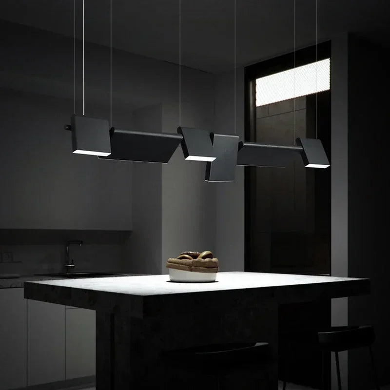Nordic Iron Pendant Light with Acrylic Diffuser