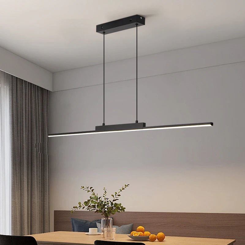 Nordic Minimalist Iron Pendant Light for Dining Room