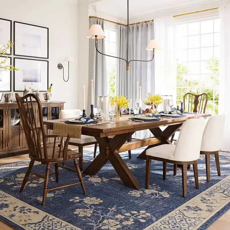 Nordic Iron Pendant Light with Fabric Shades