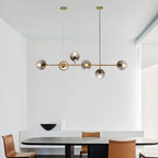 Minimalist Glass Pendant Light for Dining Room