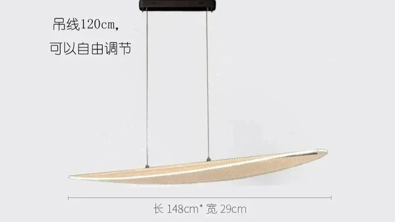 Lámpara colgante de hierro minimalista para comedor