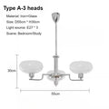 Araña Moderna Bauhaus Cromada - Diseño Nórdico