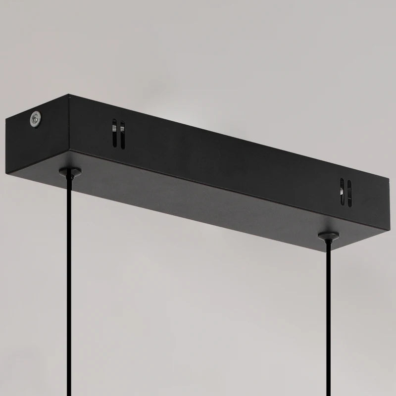Minimalist Iron Linear Pendant Light for Dining