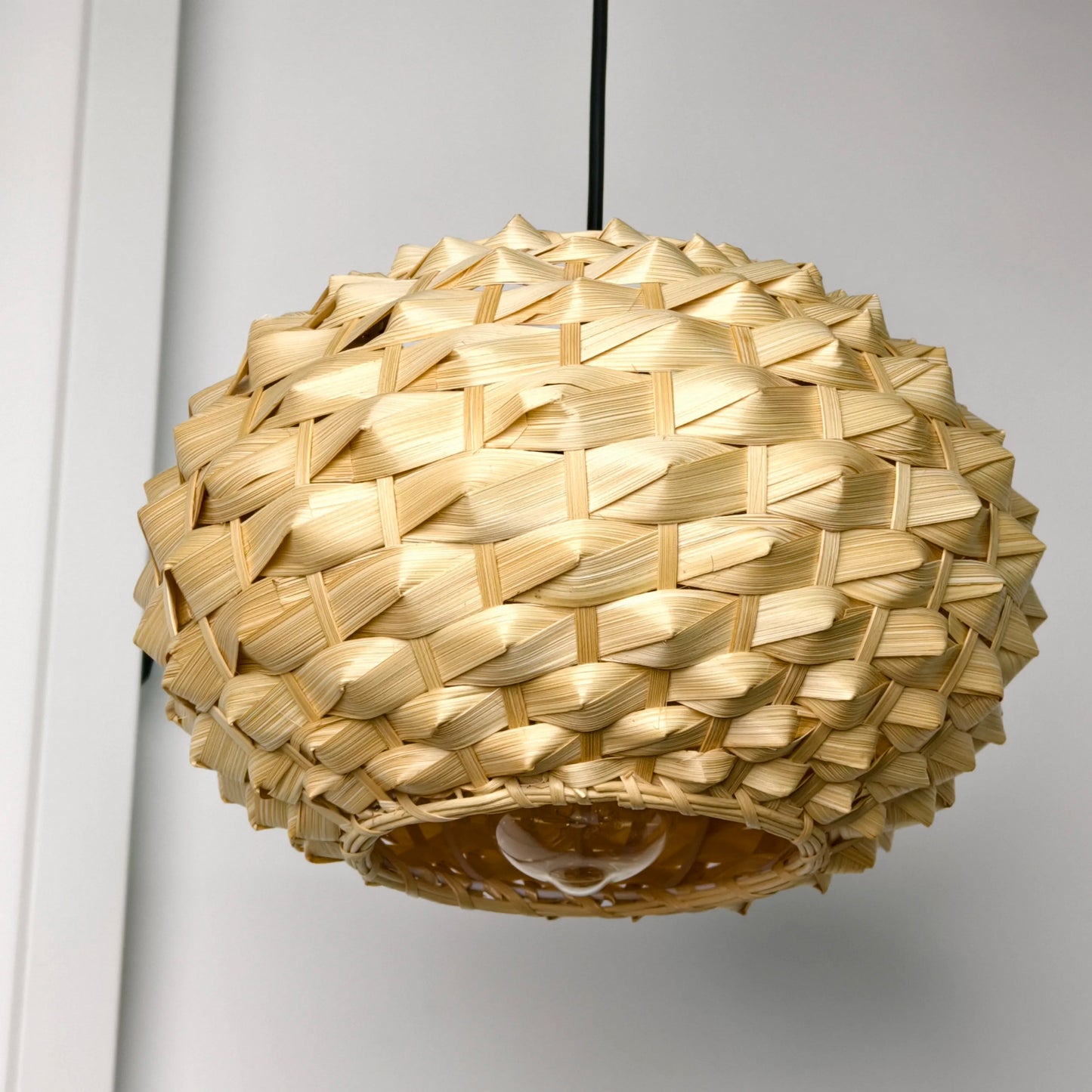 Bohemian Bamboo Rattan Pendant Light for Bedroom