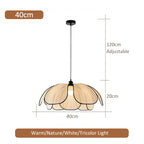 Nordic Fabric Pendant Light with 3 Color Temperature