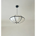 Nordic Fabric Pendant Light with Iron Frame