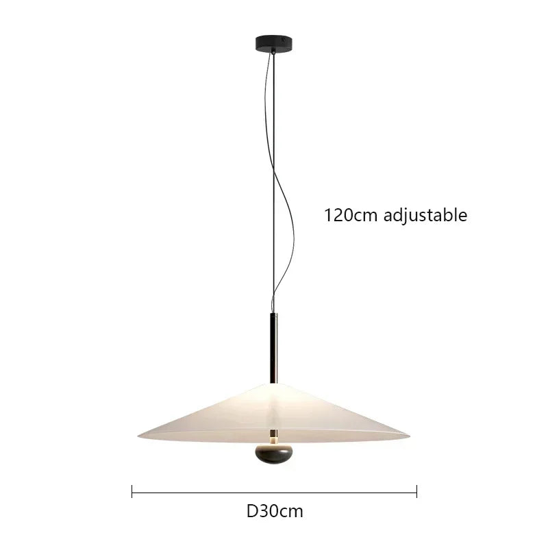 Minimalist Glass Pendant Light for Dining Room