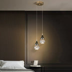 Crystal Glass Pendant Light for Staircase & Entryway