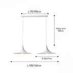 Lámpara Colgante Minimalista de Metal para Comedor