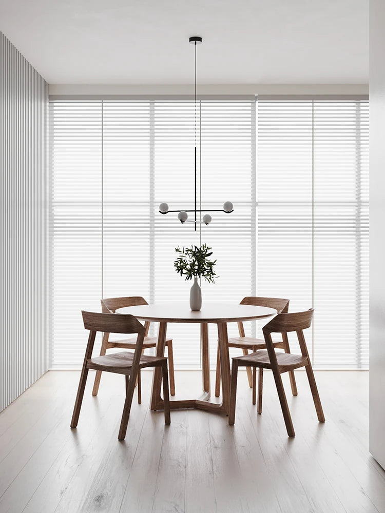 Minimalist Iron Glass Pendant Light for Living Room