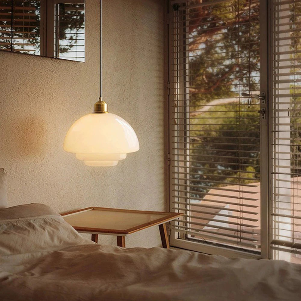 Minimalist Glass Pendant Light for Dining Room
