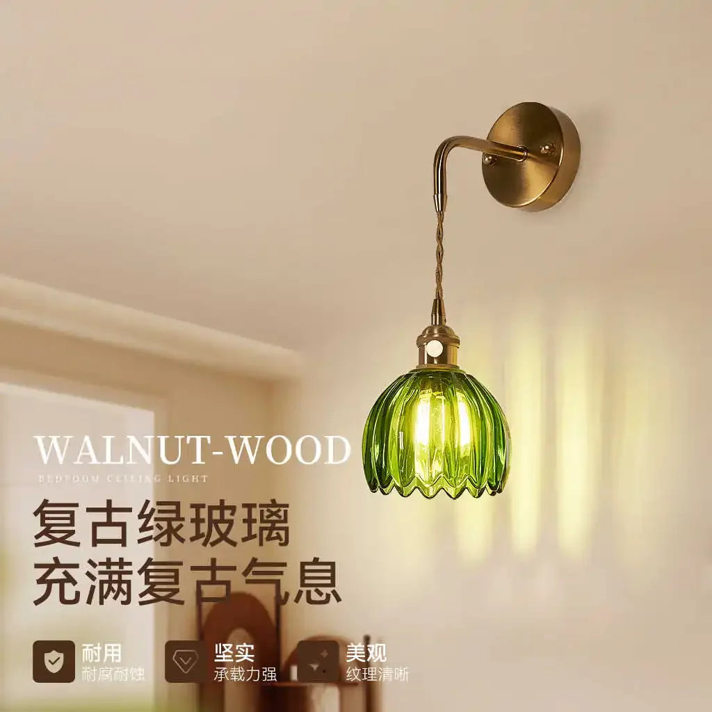Retro Modern Glass Pendant Lamp with Twisted String Design
