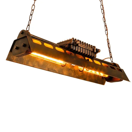 Industrial Iron Pendant Light for Dining Room
