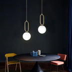 Nordic Minimalist Glass Ball Pendant Light