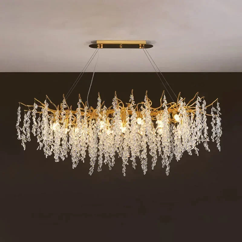 Modern Branch Crystal LED Chandelier Pendant