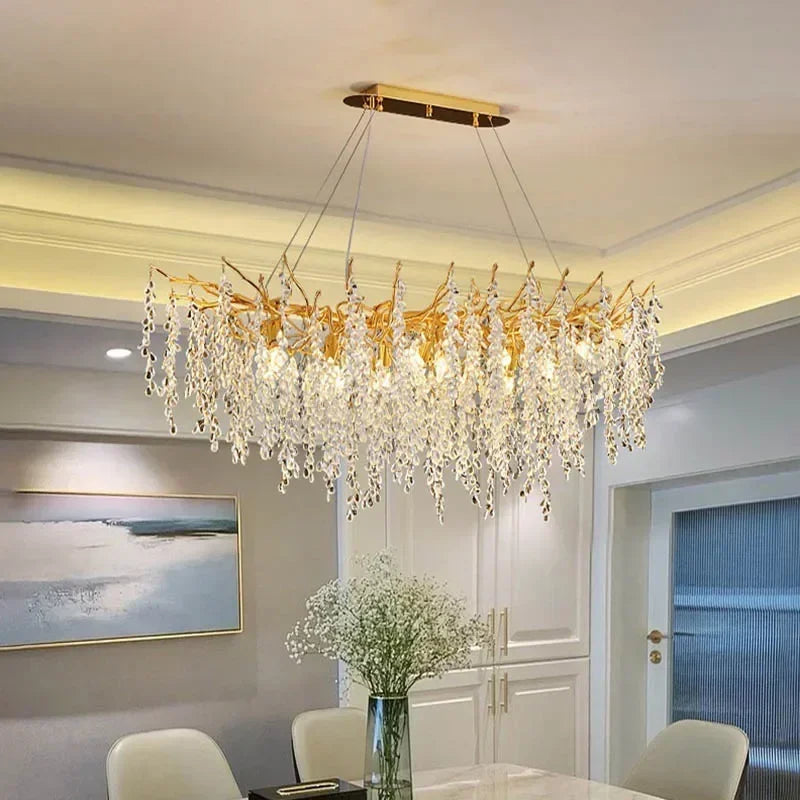 Modern Branch Crystal LED Chandelier Pendant