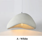 Minimalist White Iron Pendant Light for Dining Room