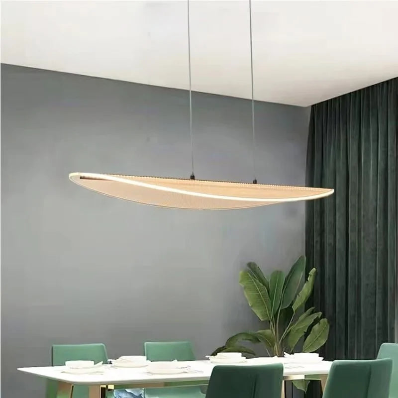 Lámpara colgante acrílica LED nórdica para comedor