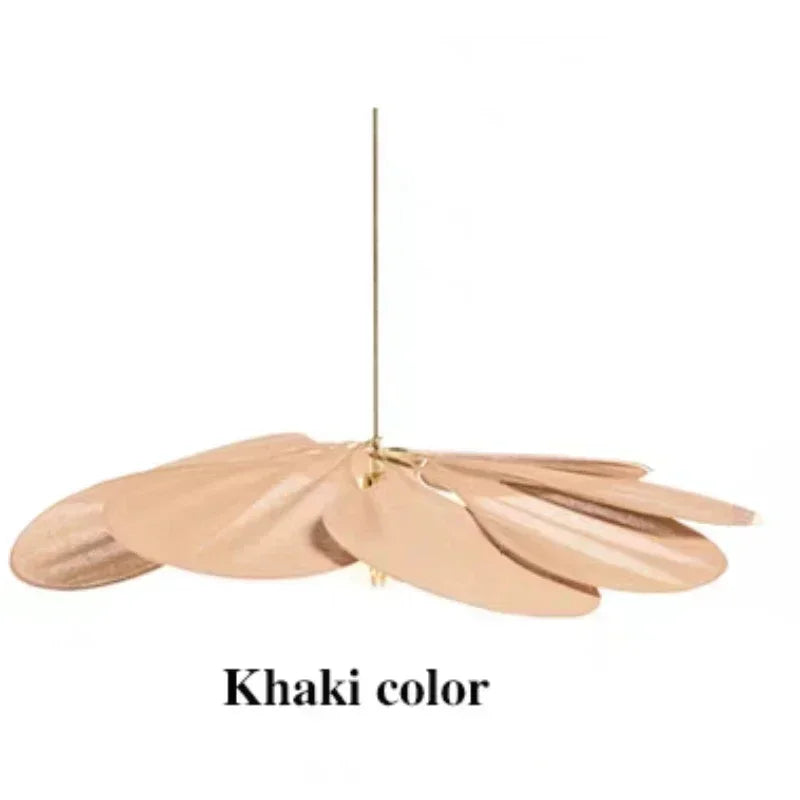 Bohemian Fabric Petal Pendant Light for Dining Room