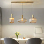 Lámpara colgante de cristal nórdica para comedor