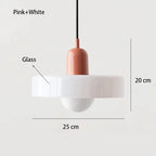 Nordic Retro Glass Pendant Light for Dining Room