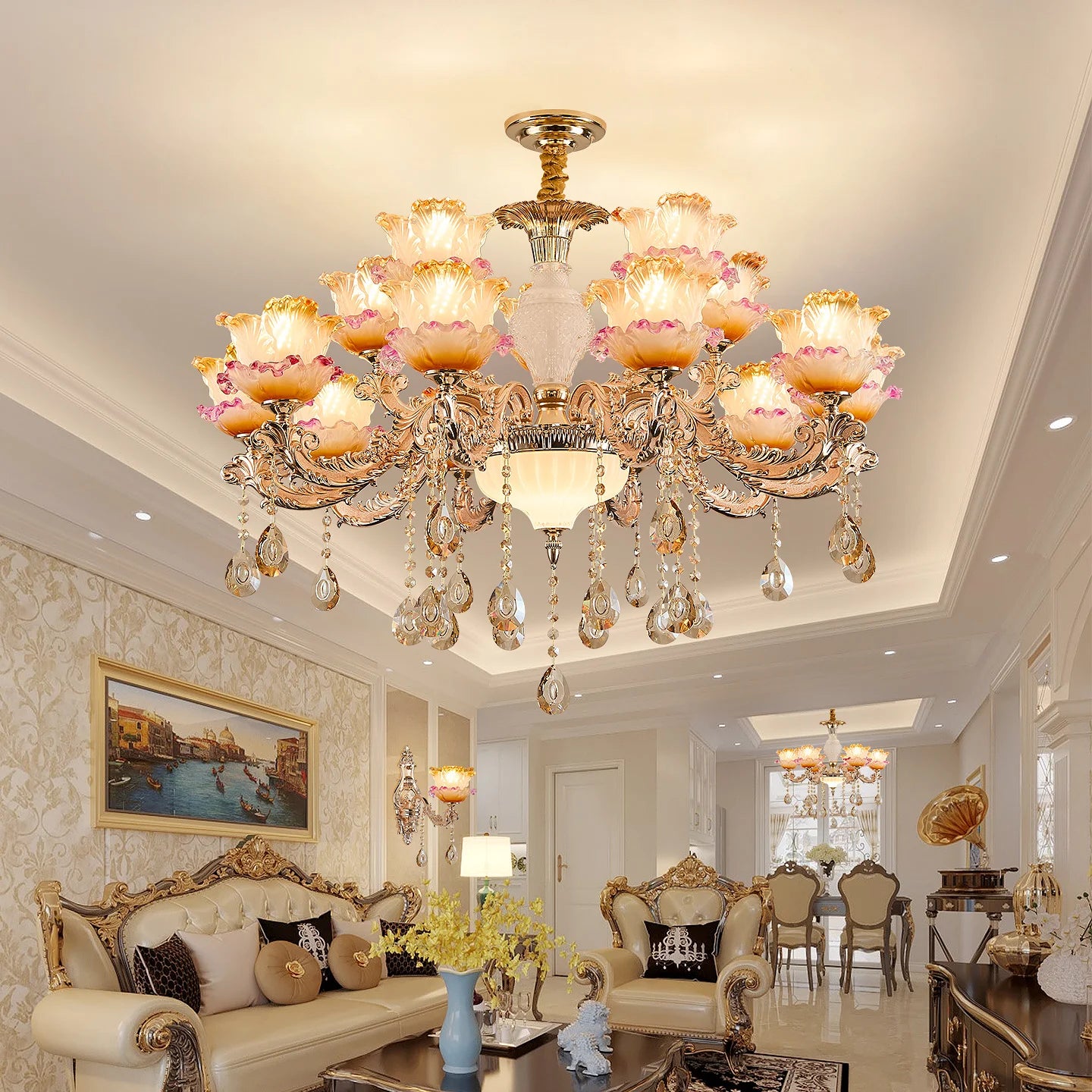 European Crystal Chandelier Luxury Lighting