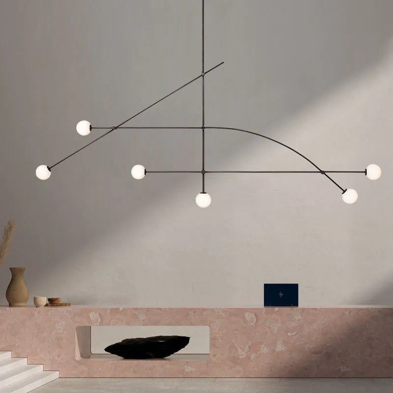 Lámpara Colgante Minimalista de Hierro para Comedor