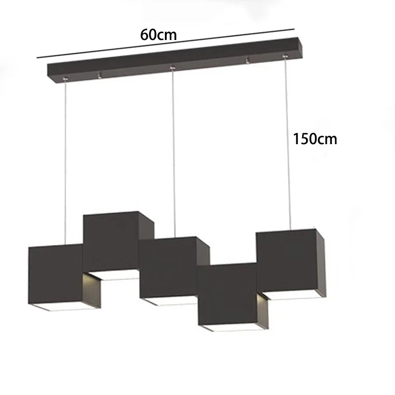 Minimalist Iron Pendant Light for Dining Room