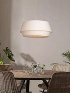 Minimalist Fabric Pendant Light for Living Room