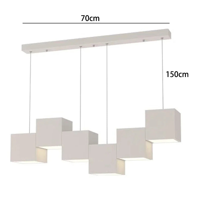 Lámpara Colgante Minimalista de Hierro para Comedor