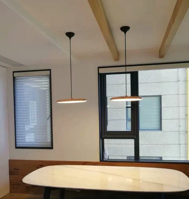 Modern UFO Disc LED Pendant Light in Eight Colors for Dining Table