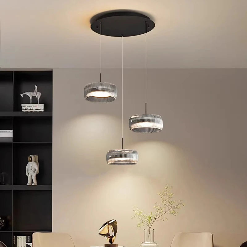 Lámpara Colgante Minimalista de Cristal para Comedor