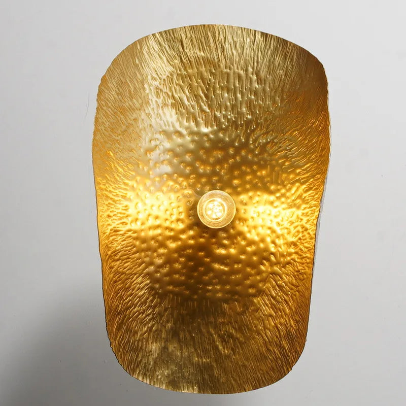 Nordic Brass Pendant Light Lotus Leaf Design