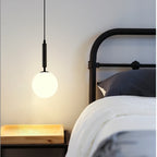 Nordic Minimalist Glass Ball Pendant Light