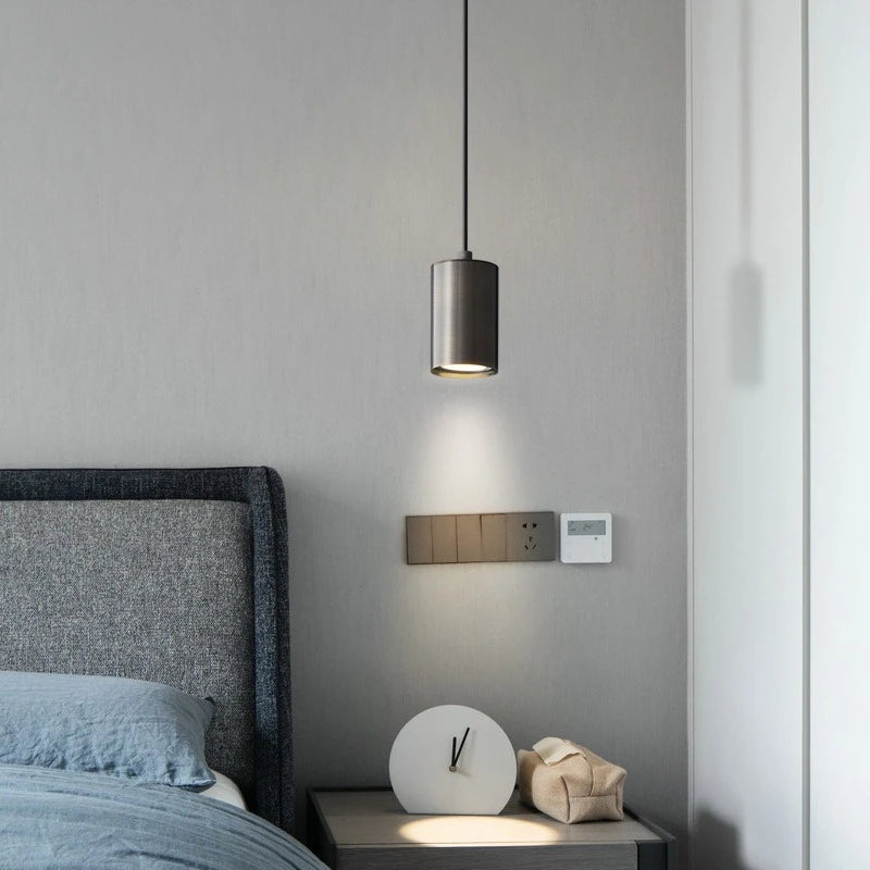 Nordic Minimalist Iron Pendant Light for Bedroom