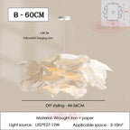 Modern Paper Pendant Light - Artistic Hanging Lamp