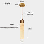 Sunlight Tube Restaurant Bedroom Bedside Long Line Pendant Lamp Modern Minimalist Fish Line Lamp White Acrylic Pendant Lamp