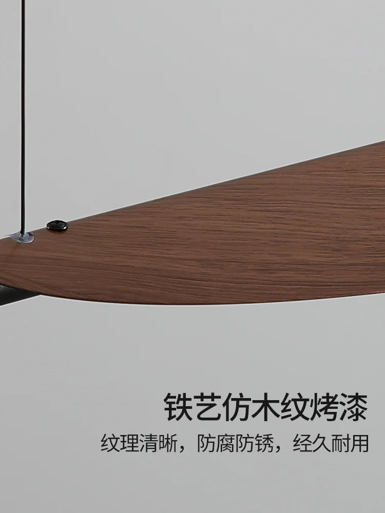 Lámpara Colgante Minimalista de Madera para Comedor