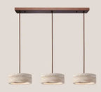 Minimalist Travertine Pendant Light for Dining Room
