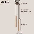 Slim Travertine Led Pendant Lamp Natural Stone Suspension Ceiling Hanging Light for Bedroom Bedside Dining Room Kitchen Island