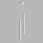 Minimalist Iron Tube Pendant Light for Bedroom
