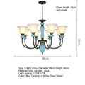 Retro Rustic Ceramic Chandelier Dining Room